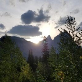 The Light of Jesus Shines though the mountains of Cancer